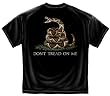Don't Tread On Me Black - Military T-Shirt