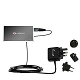 International Wall Home AC Charger for the Cradlepoint CBA250 Mobile Broadband Router - uses Gomadic TipExchange Technology