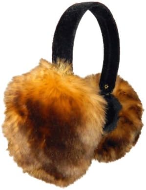 Tissavel Faux Fox Earmuffs on Velvet Band By Surell Accessories