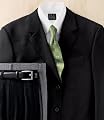 Jos. A. Bank Trio 3-Button Wool Suit- Extended Sizes (OLIVE, 50 X-LONG)