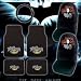 Batman the Dark Knight Joker Embroidery Car Seat Covers, Emboss Logo Carpet Floor Mat...