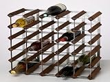 Review Cranville-Wine-Racks  / Fully assembled Wine Rack Dk Wood/Metal 30 Btle