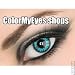 Electric AQUA ColorMax colored contact lenses, the most vivid color you have even seen, None prescription,authentic lens ships directly from Marieta Vision Inc.