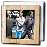 Confused Patient - 6 Inch Tile Napkin Holder