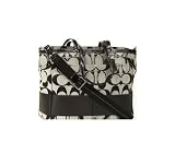 Coach Signature Stripe Multifunction Diaper Baby Bag Purse Tote 13803 Black White Review