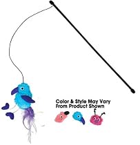 KONG Active Feather Teaser Catnip Toy, Assorted
