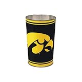 Iowa Hawkeyes NCAA Tapered Wastebasket (15 Height)