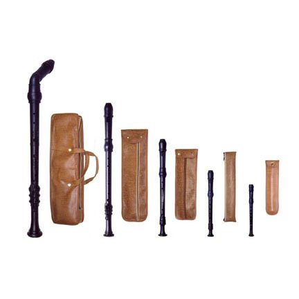 MIE Consort Series 5-Piece Recorder Set (Sopranino, Sporano, Alto, Tenor, & Bass)