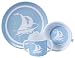 Elegant Baby Tropical Melamine Set- Sailboat