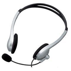 iBUFFALO ヘッドバンド方式 ボリューム マイク 3.5Mm ステレオミニプラグ接続 BMHH01SVA