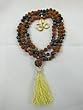 Rudraksha Tiger Eye Meditation Mala 108+1 Bead- Stone of Self Discipline