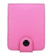 Flip Leather Carrying Case with Belt Clip for Apple iPod 3rd Generation Nano 3 , Magenta