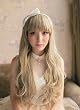 2013 New Fashionable Cute Long Full Healthy Wavy Kanekalon Wigs K888 Blonde