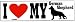 Bumper Sticker: I Love My German Shepherd