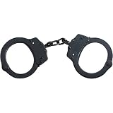 Sporting Goods : Professional Double Locking Handcuffs Black