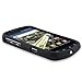 Samsung Droid Charge (SCH-i510) Rubberized Hard Phone Cover Protector Case - Black