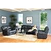 Coaster Furniture Theater Wedge Storage Ottoman in Black