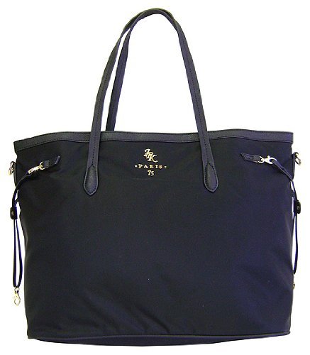 JPK Paris 75 Shopper East West Black Nylon Tote