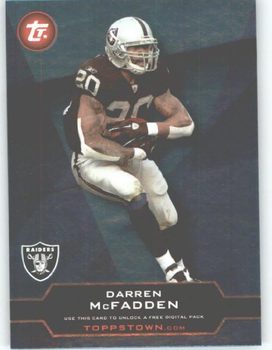 2011 Topps ToppsTown #TT34 Darren McFadden - Oakland Raiders (Topps Town Code Card) (Football Cards)