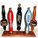 Kitchen & Housewares : Beer Tap Handle Display Stand - Holds Five: Cherry