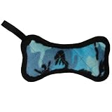 Tuffie's Stone Bone Jr Dog Toy Blue Camo