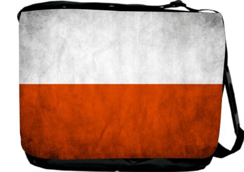 RikkiKnight Poland Flag Messenger Bag - Book Bag ***with matching coin purse wallet*** -School Bag - Reporter Bag - Unisex - Ideal Gift for all occassions!