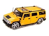 Hummer H2 DUB 1 24 Yellow