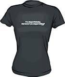 I've Stopped listening Why Haven't You Stopped Talking Women's tee Shirt in 6 Colors Small thru XXL