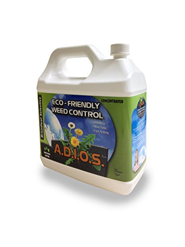 A.D.I.O.S. Selective Organic Weed Killer 1,14 gal. Concentrate (Makes up to 3,5 gal. of Ready to Use solution) - Pet Friendly