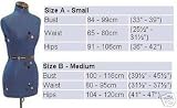 Adjustable Dressmakers Tailors Dummy Mannequin SIZE 10-16