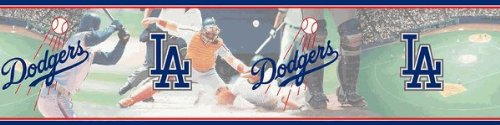 LA Dodgers Wallpaper Border