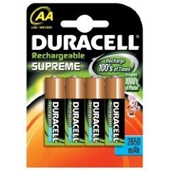 DURACELL Supreme Mignon AA LR6/HR6 2450mAh 4er Blister