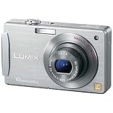 cheap Panasonic Lumix DMC-FX500K Digital Camera Kit, Silver with 2 GB SD Memory Card, Table Top Tripod, Camera Case, Professional Lens Cleaning Kit