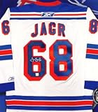 Jaromir Jagr Signed New York Rangers White Reebok Premier Jersey
