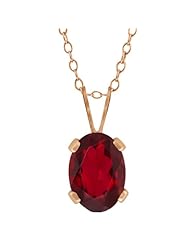 0.95 Ct Oval Shape Ruby Red Mystic Topaz Rose Gold Plated Silver Pendant