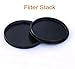 Fotasy 49mm Metal Filter Stack Caps, Filter Stack 49mm, Aluminum Alloy, Slim Stack fits 49mm UV CPL Fader ND Filter