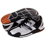 K-SWISS Kirov Mesh Mens Shoes Sneakers White Leather Black Mesh Orange Casual Running by K-Swiss
