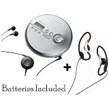 Buy Sony Walkman Portable All-in-one MP3 Skip-Free CD Player Digital FM Radio Tuner with Remote... 
