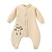 G' Abigale Fairy 100% Organic Cotton Lovely Monkey Baby Sleeping Rack Bag (L, Beige)