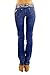 VIRGIN ONLY Women's Slim Fit Low Rise Straight Leg Denim Jeans