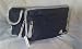 Nature Planet Lightweight Travel Bumbag, Document Passport Holder, Holiday Waist Bag - Blueblack With Grey Trim