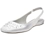 Dyeables Women's Cassie Slingback,White,6.5 M US