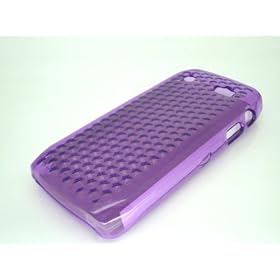 CASES COVERS BLACKBERRY PEARL 9105 PURPLE GEL SKIN CASE AND SCREEN PROTECTOR Accessories for mobile phones by Oliviasphones