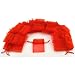 48 Jewelry Red Organza Drawstring Pouches Gift Bags 2.75x3"