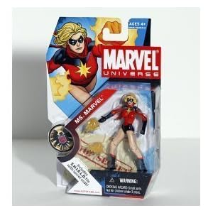 Marvel Universe #023 Ms. Marvel 3-3 4 Scale Action Figure by Marvel
