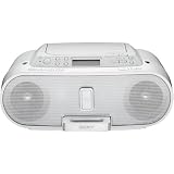 Sony Boombox with CD Player, AM/FM Radio, and iPod Dock (White) Sony Boombox with CD Player, AM/FM Radio, and iPod Dock (White)