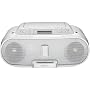 Sony Boombox with CD Player, AM/FM Radio, and iPod Dock (White)