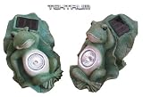TEKTRUM LARGE SOLAR LAZY FROG SCULPTURE LIGHTS (Set of 2)