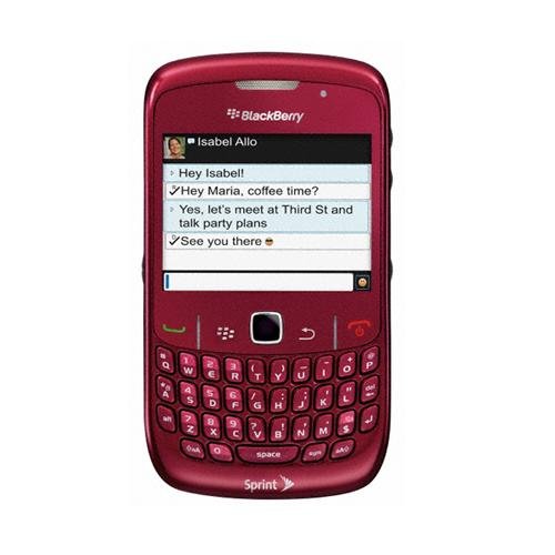Sprint Blackberry 8530 Curve Cell Phone 3G (Red)