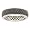 Sterling Silver Black Cubic Zirconia Eternity Band Ring by Charles Winston, Size 7